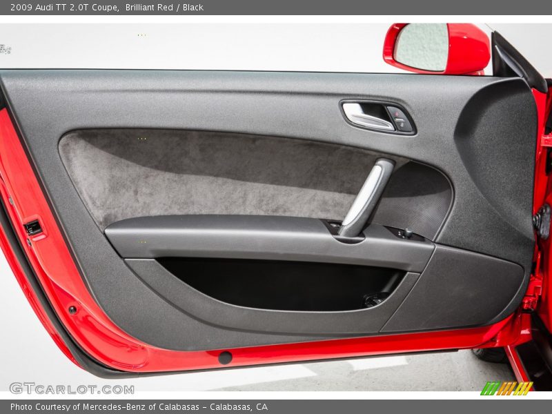 Brilliant Red / Black 2009 Audi TT 2.0T Coupe