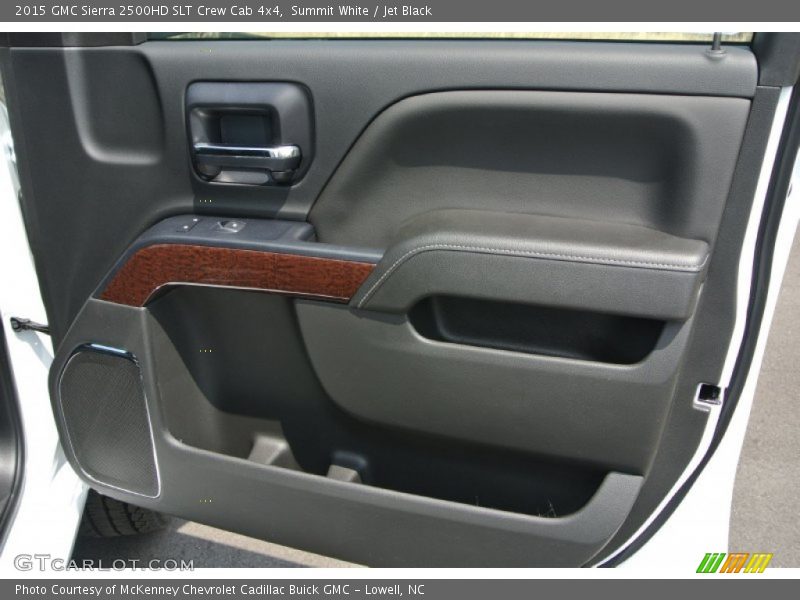 Summit White / Jet Black 2015 GMC Sierra 2500HD SLT Crew Cab 4x4