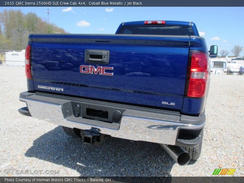 Cobalt Blue Metallic / Jet Black 2015 GMC Sierra 2500HD SLE Crew Cab 4x4
