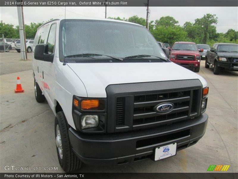 Oxford White / Medium Flint 2014 Ford E-Series Van E250 Cargo Van