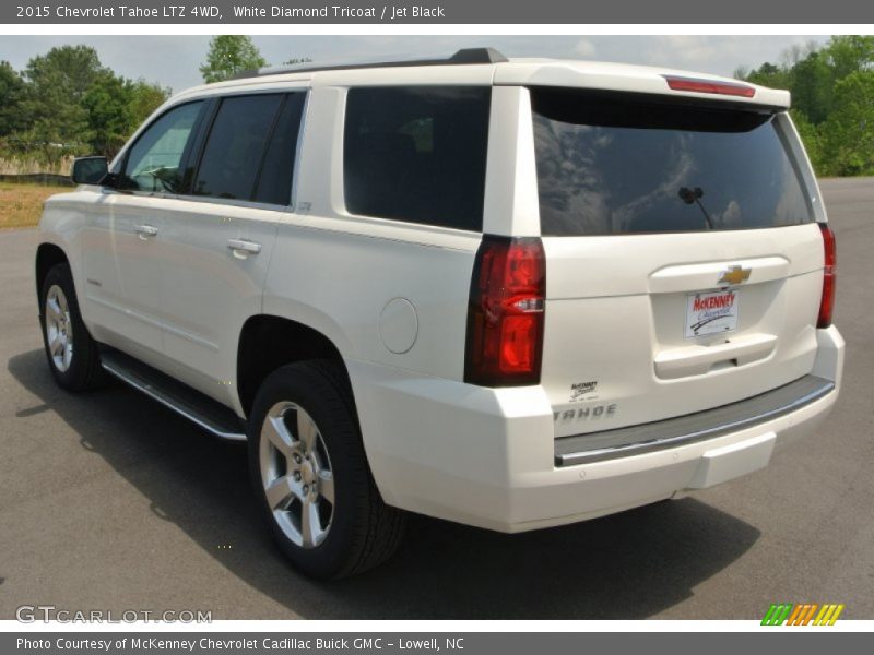 White Diamond Tricoat / Jet Black 2015 Chevrolet Tahoe LTZ 4WD