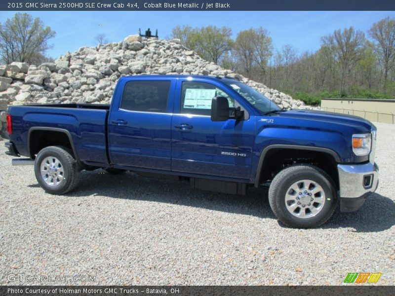  2015 Sierra 2500HD SLE Crew Cab 4x4 Cobalt Blue Metallic