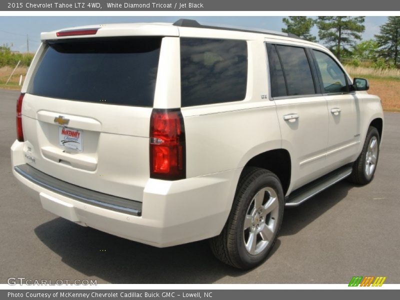 White Diamond Tricoat / Jet Black 2015 Chevrolet Tahoe LTZ 4WD