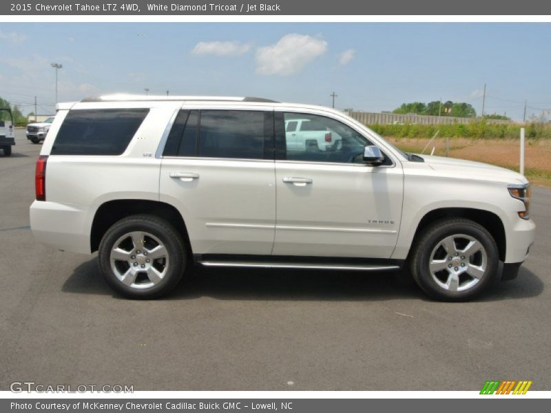 White Diamond Tricoat / Jet Black 2015 Chevrolet Tahoe LTZ 4WD