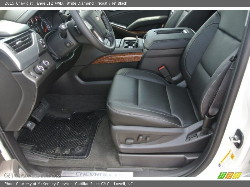 White Diamond Tricoat / Jet Black 2015 Chevrolet Tahoe LTZ 4WD