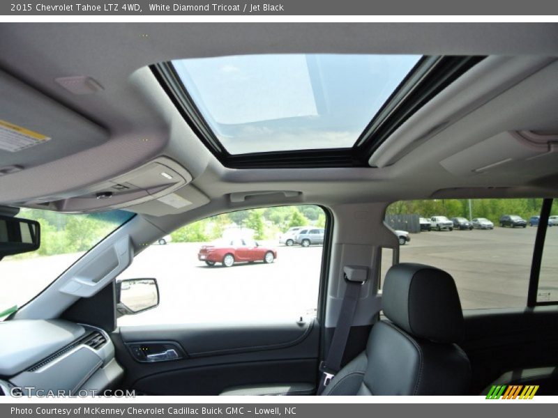 White Diamond Tricoat / Jet Black 2015 Chevrolet Tahoe LTZ 4WD