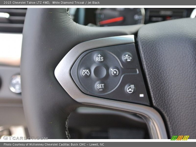 White Diamond Tricoat / Jet Black 2015 Chevrolet Tahoe LTZ 4WD
