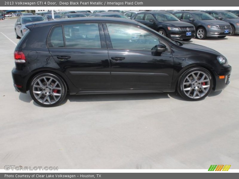 Deep Black Pearl Metallic / Interlagos Plaid Cloth 2013 Volkswagen GTI 4 Door