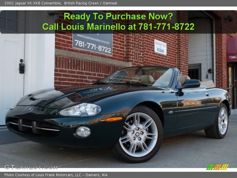 British Racing Green / Oatmeal 2002 Jaguar XK XK8 Convertible