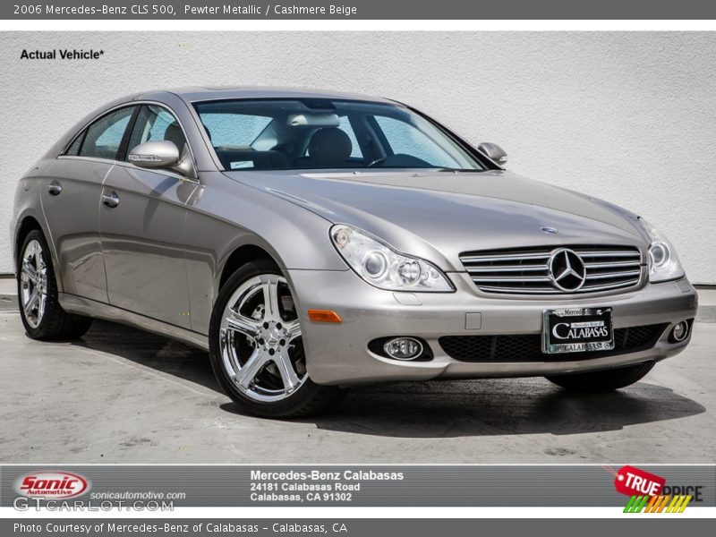 Pewter Metallic / Cashmere Beige 2006 Mercedes-Benz CLS 500