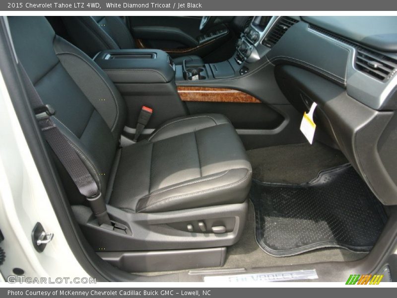 White Diamond Tricoat / Jet Black 2015 Chevrolet Tahoe LTZ 4WD