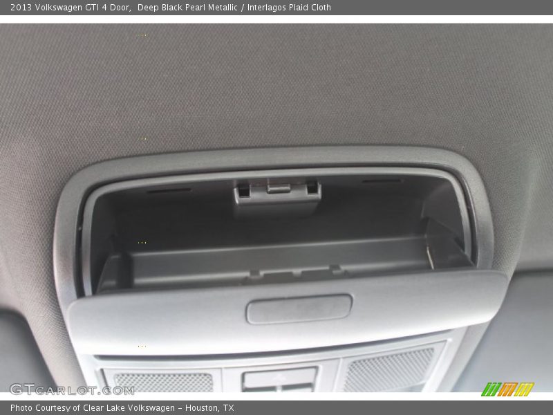 Deep Black Pearl Metallic / Interlagos Plaid Cloth 2013 Volkswagen GTI 4 Door