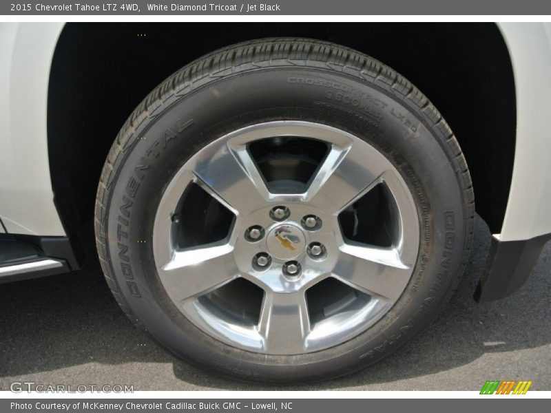 White Diamond Tricoat / Jet Black 2015 Chevrolet Tahoe LTZ 4WD