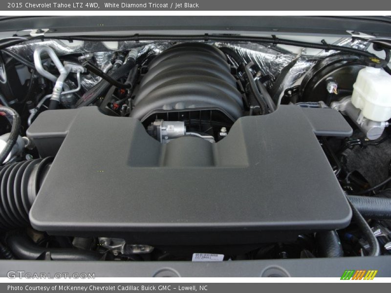 White Diamond Tricoat / Jet Black 2015 Chevrolet Tahoe LTZ 4WD