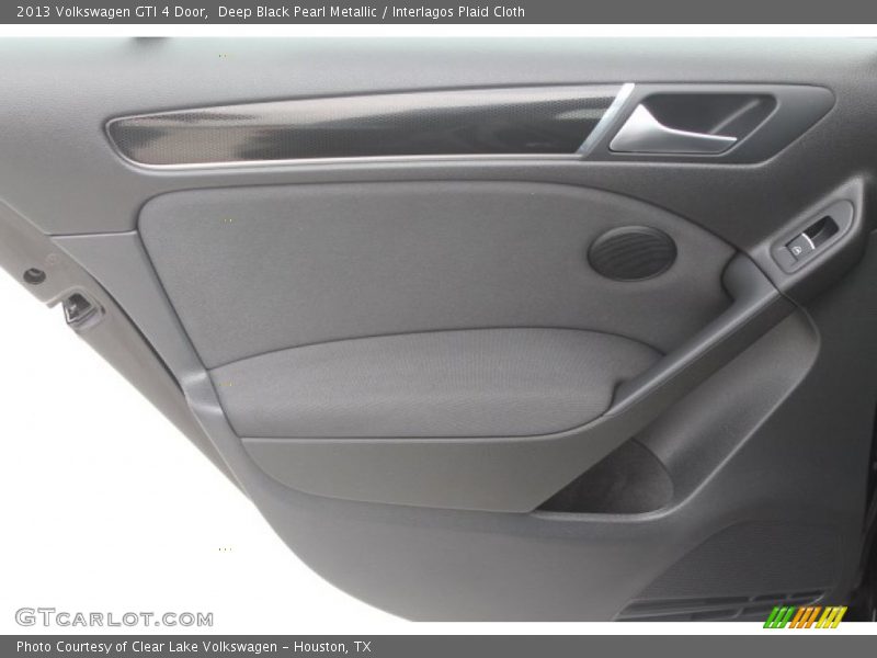 Deep Black Pearl Metallic / Interlagos Plaid Cloth 2013 Volkswagen GTI 4 Door