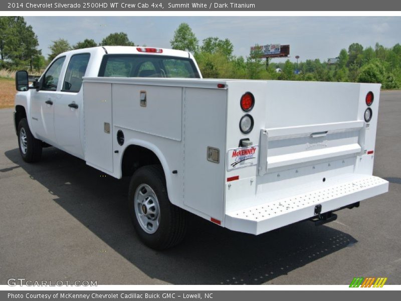 Summit White / Dark Titanium 2014 Chevrolet Silverado 2500HD WT Crew Cab 4x4