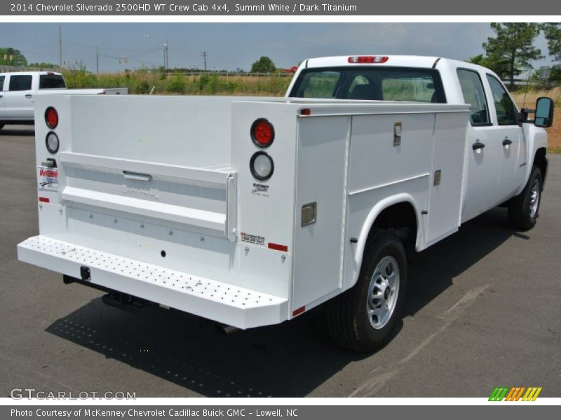 Summit White / Dark Titanium 2014 Chevrolet Silverado 2500HD WT Crew Cab 4x4