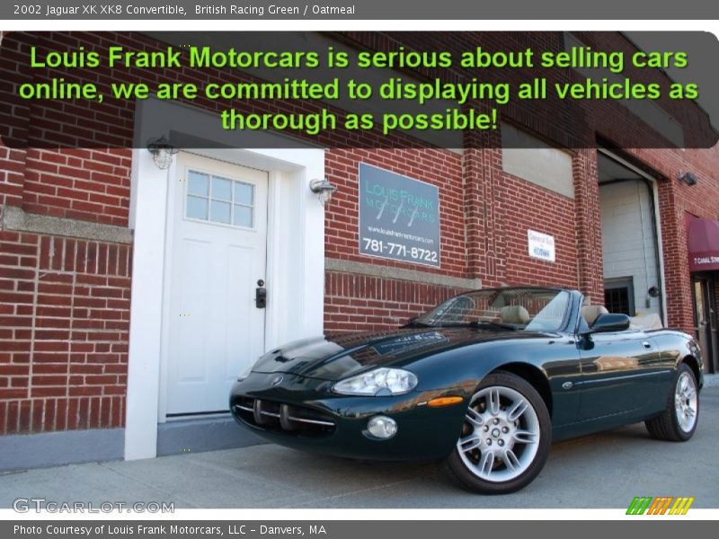 British Racing Green / Oatmeal 2002 Jaguar XK XK8 Convertible
