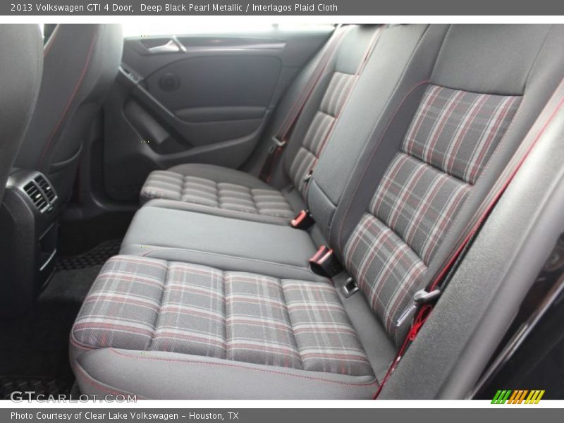 Deep Black Pearl Metallic / Interlagos Plaid Cloth 2013 Volkswagen GTI 4 Door