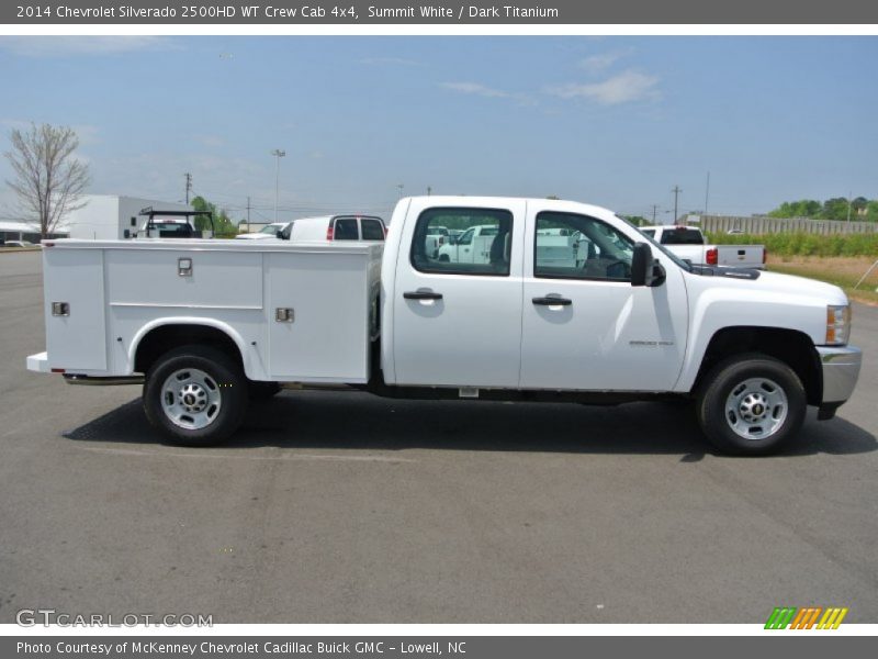 Summit White / Dark Titanium 2014 Chevrolet Silverado 2500HD WT Crew Cab 4x4