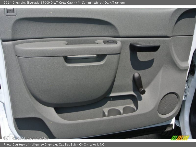 Summit White / Dark Titanium 2014 Chevrolet Silverado 2500HD WT Crew Cab 4x4