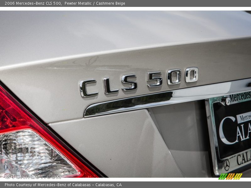 Pewter Metallic / Cashmere Beige 2006 Mercedes-Benz CLS 500