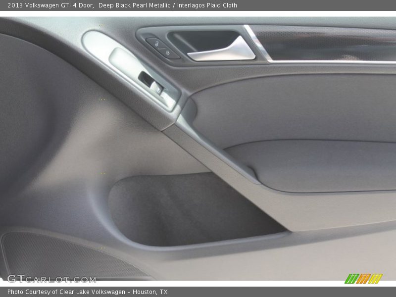 Deep Black Pearl Metallic / Interlagos Plaid Cloth 2013 Volkswagen GTI 4 Door