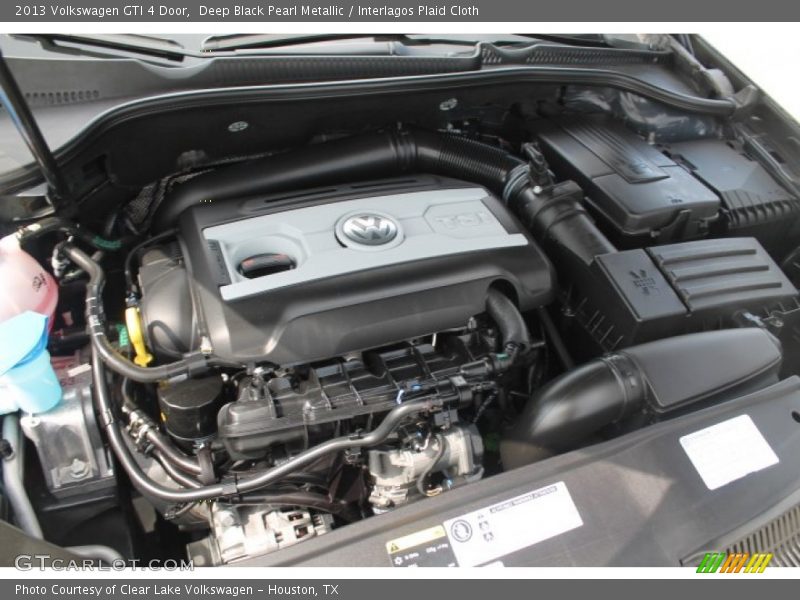 Deep Black Pearl Metallic / Interlagos Plaid Cloth 2013 Volkswagen GTI 4 Door