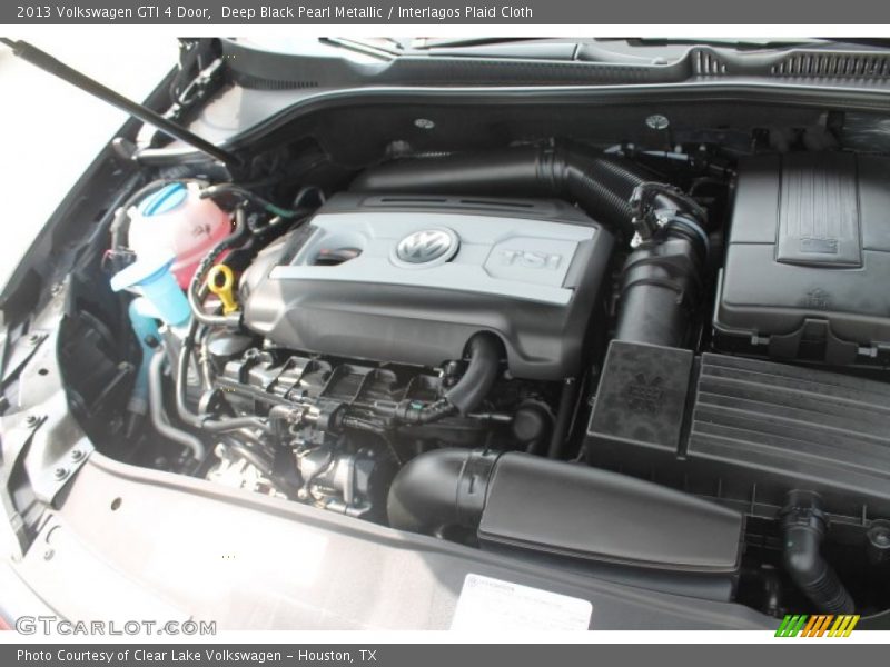 Deep Black Pearl Metallic / Interlagos Plaid Cloth 2013 Volkswagen GTI 4 Door