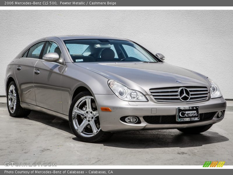 Pewter Metallic / Cashmere Beige 2006 Mercedes-Benz CLS 500