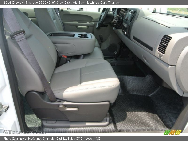 Summit White / Dark Titanium 2014 Chevrolet Silverado 2500HD WT Crew Cab 4x4