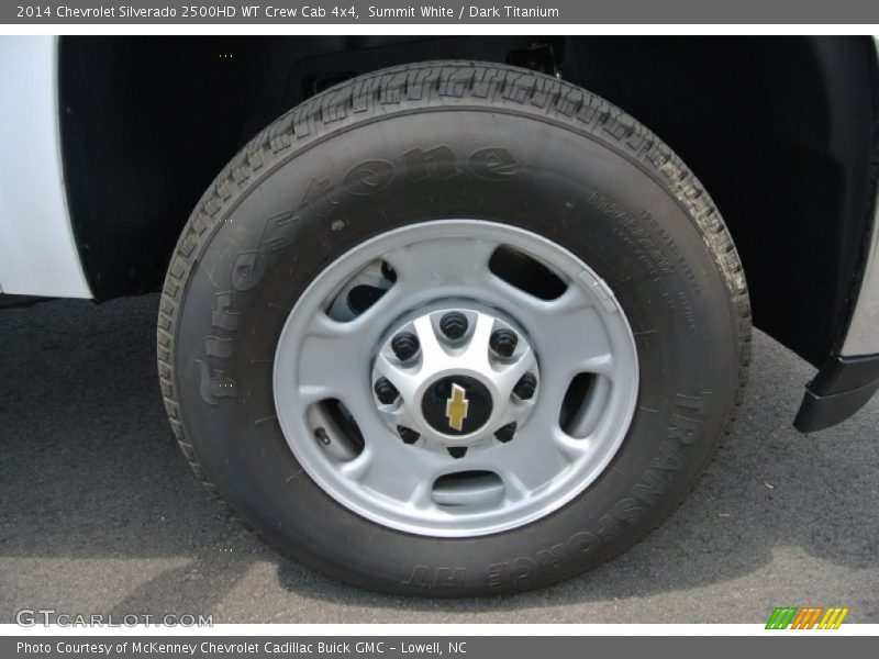 Summit White / Dark Titanium 2014 Chevrolet Silverado 2500HD WT Crew Cab 4x4