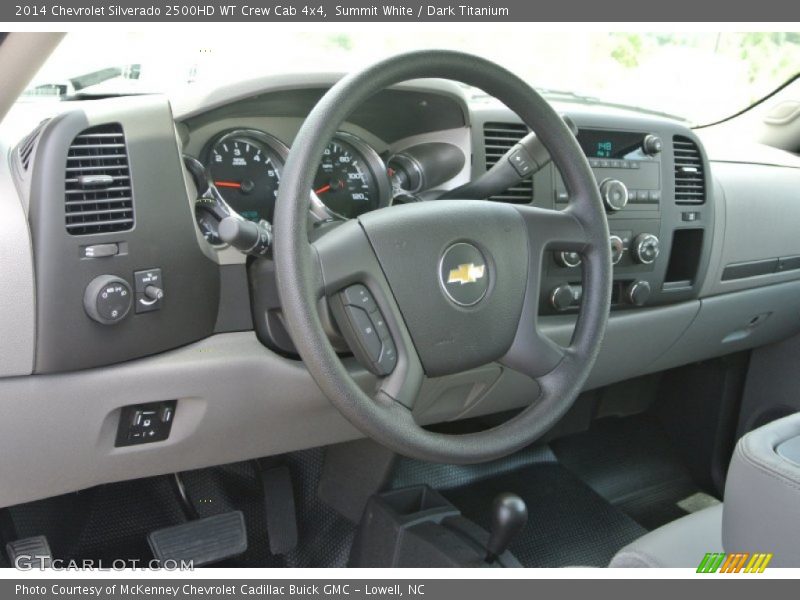 Summit White / Dark Titanium 2014 Chevrolet Silverado 2500HD WT Crew Cab 4x4