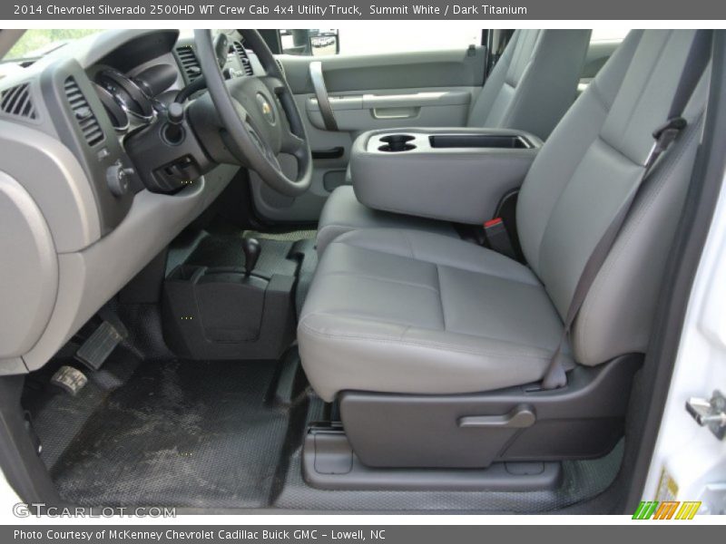 Summit White / Dark Titanium 2014 Chevrolet Silverado 2500HD WT Crew Cab 4x4 Utility Truck
