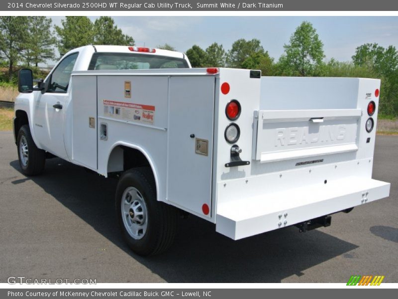 Summit White / Dark Titanium 2014 Chevrolet Silverado 2500HD WT Regular Cab Utility Truck