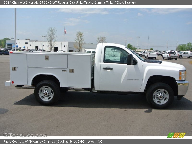  2014 Silverado 2500HD WT Regular Cab Utility Truck Summit White