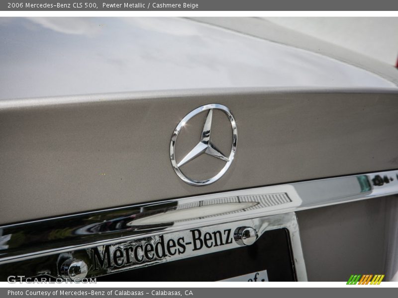 Pewter Metallic / Cashmere Beige 2006 Mercedes-Benz CLS 500