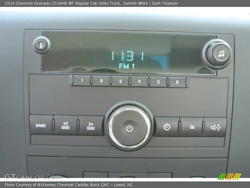 Audio System of 2014 Silverado 2500HD WT Regular Cab Utility Truck