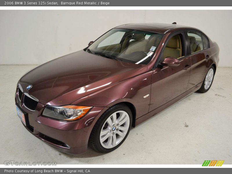 Barrique Red Metallic / Beige 2006 BMW 3 Series 325i Sedan