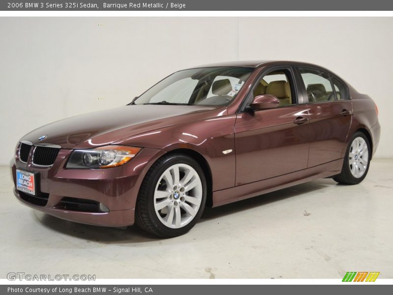 Barrique Red Metallic / Beige 2006 BMW 3 Series 325i Sedan