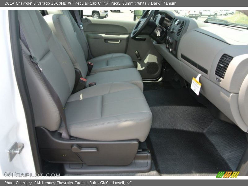 Summit White / Dark Titanium 2014 Chevrolet Silverado 2500HD WT Regular Cab Utility Truck
