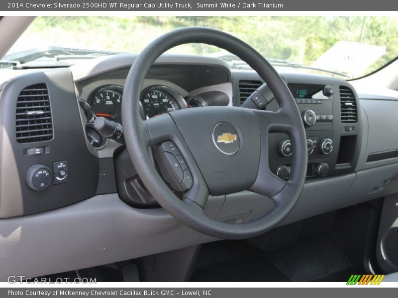 Summit White / Dark Titanium 2014 Chevrolet Silverado 2500HD WT Regular Cab Utility Truck