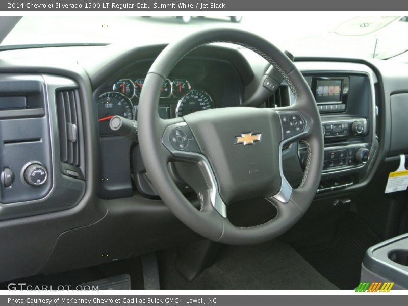 Summit White / Jet Black 2014 Chevrolet Silverado 1500 LT Regular Cab