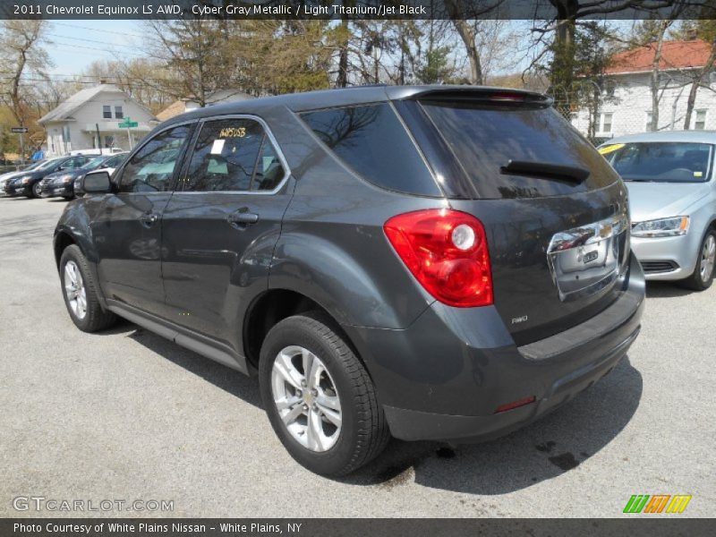 Cyber Gray Metallic / Light Titanium/Jet Black 2011 Chevrolet Equinox LS AWD