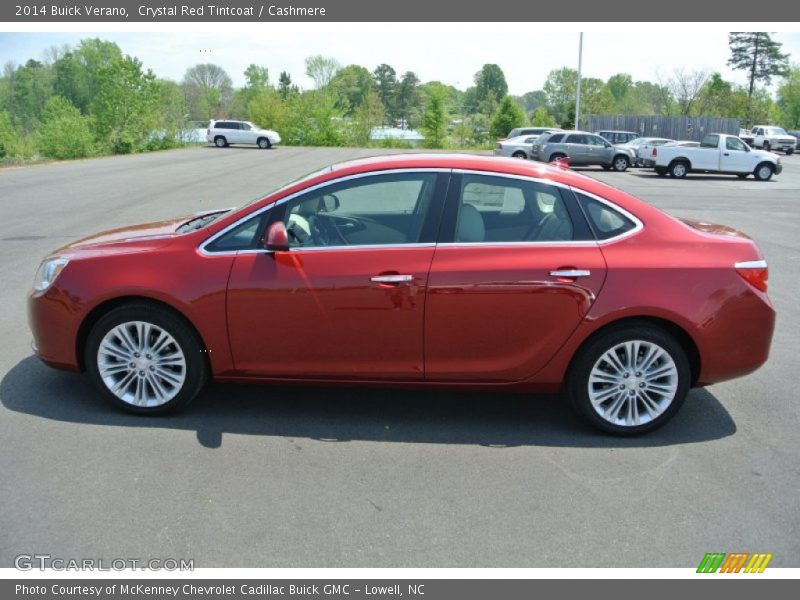 Crystal Red Tintcoat / Cashmere 2014 Buick Verano