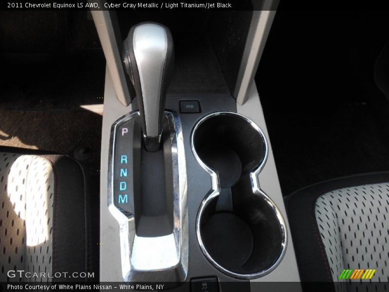 Cyber Gray Metallic / Light Titanium/Jet Black 2011 Chevrolet Equinox LS AWD