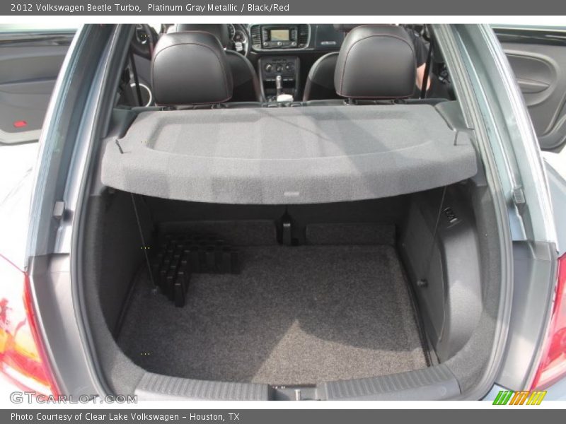 Platinum Gray Metallic / Black/Red 2012 Volkswagen Beetle Turbo