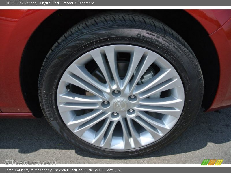 Crystal Red Tintcoat / Cashmere 2014 Buick Verano