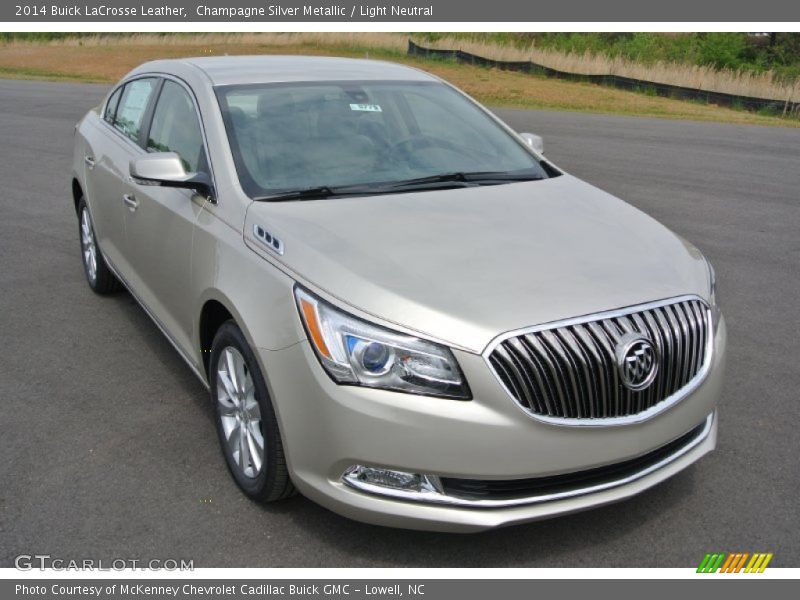 Champagne Silver Metallic / Light Neutral 2014 Buick LaCrosse Leather