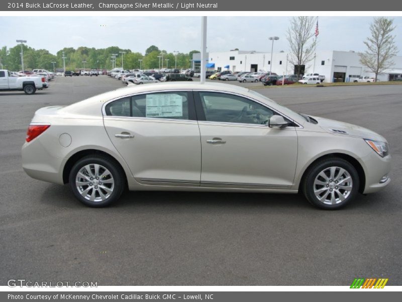 Champagne Silver Metallic / Light Neutral 2014 Buick LaCrosse Leather